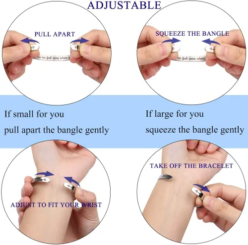 Miniatura 6 de Btysun - Brazaletes para mujer, para regalo de Día de la Madre de una hija, motivadores, para niñas, para graduación, para cumpleaños, abiertos
