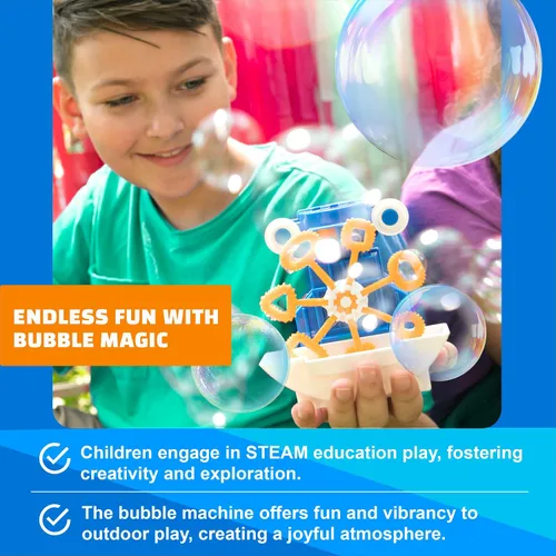 Miniatura 8 de 4M KidzRobotix - Robot de Burbujas - Construye un Robot de Máquina Automática de Burbujas, Inspira el Aprendizaje STEM, Aumenta la Creatividad
