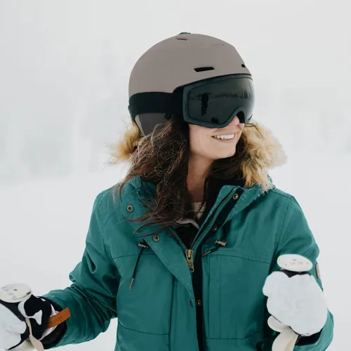 Miniatura 7 de Retrospec Zephyr - Casco de esquí – Casco de snowboard para adultos y jóvenes con ajuste ajustable, 9 rejillas de ventilación transpirables, Basalto