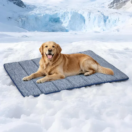 Miniatura 20 de Tapete para jaula para perros de tamaño XL, cama de espuma viscoelástica de 41 x 27 pulgadas, lavable y antideslizante, tapete ultrasuave para Oscuro