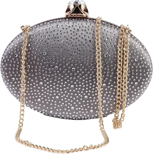 Miniatura 2 de Damara Womens Oval brillantes parte posterior suave Noche Bolsa