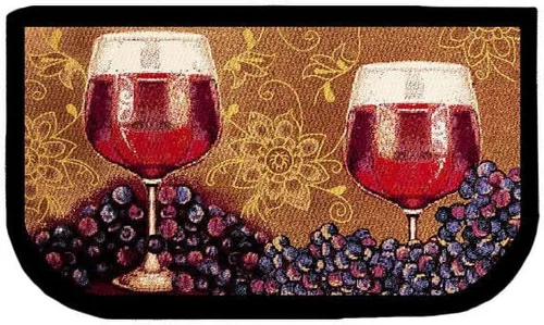 Miniatura 17 de Kashi Home Alfombra de cocina, alfombra de área impresa, piso duradero, tapete para puerta, alfombra antideslizante de granja, respaldo de látex