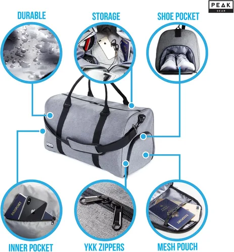 Miniatura 2 de Weekender Duffel - Parent, Gris), Duffel-P