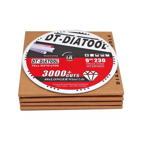 Miniatura 12 de DT-DIATOOL Ruedas de corte de diamante de 4 x 7/8 "para cuchillas de corte de metal de acero y hierro para amoladora angular