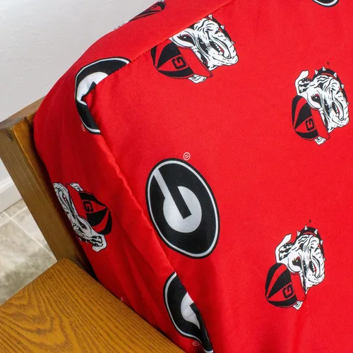 Miniatura 7 de College Covers Everything Comfy Georgia Bulldogs - Funda para futón, tamaño matrimonial (54 x 76 x 6 pulgadas), se adapta a tapetes de 6 y 8 pulgadas