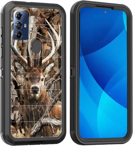 Miniatura 76 de Funda para Moto G Play 4G 2024, cuerpo completo, protección contra caídas, resistente, 3 capas, militar, resistente, duradera, para Motorola Moto G