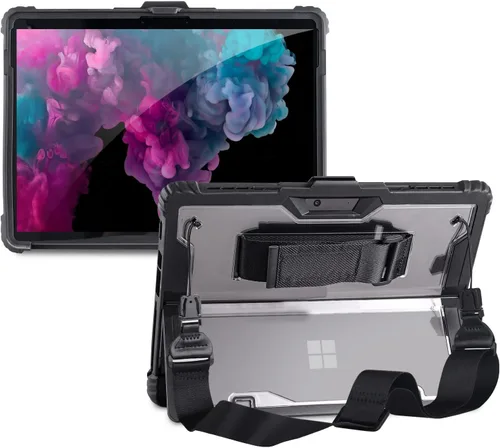 Miniatura 11 de AOAO Funda para Microsoft Surface Go 4/Surface Go 3/Surface Go 2/Surface Go con correa para el hombro, correa de mano, soporte para lápiz stylus