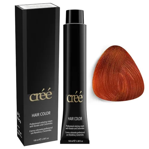 Miniatura 9 de Créé Profesional 8.44 - Tinte Permanente para el Cabello Cobre Intenso Rubio Claro - De Larga Duración, Rico y Vibrante - Cobertura de Canas 100ml