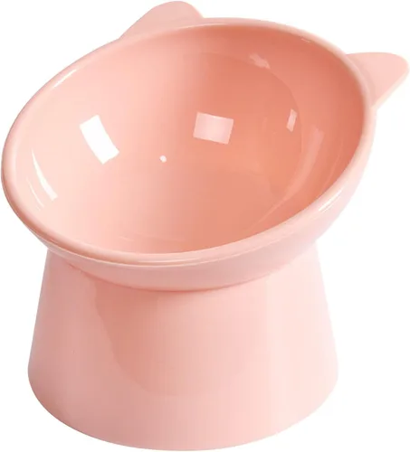 Miniatura 14 de Cuenco Elevado Inclinado para Comida de Gatos - Cuencos para Gatos Amigables con los Bigotes Anti Vómito Cuencos de Alimentación Inclinados Lindos