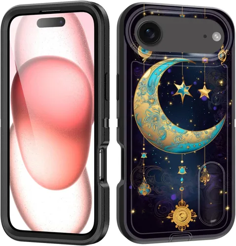 Miniatura 174 de Funda para iPhone Air con soporte integrado, a prueba de golpes, polvo y caídas, 3 capas, grado militar, funda protectora para iPhone Air de 6.5