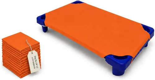 Miniatura 13 de Sábanas para cuna para niños pequeños y preescolares – Sábana para cuna/preescolar – Bucles elásticos en las esquinas – Sábana bajera para cuna