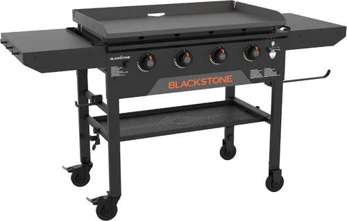 Miniatura 10 de Blackstone 2322 Plancha Original de 36" con Campana con Refuerzo en X y Placa de Plancha Omnívora, Acero con Recubrimiento en Polvo, Negro