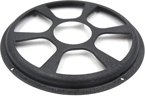Miniatura 4 de uxcell 8 pulgadas de diámetro de hierro negro coche vehículo altavoz subwoofer parrilla protector protector