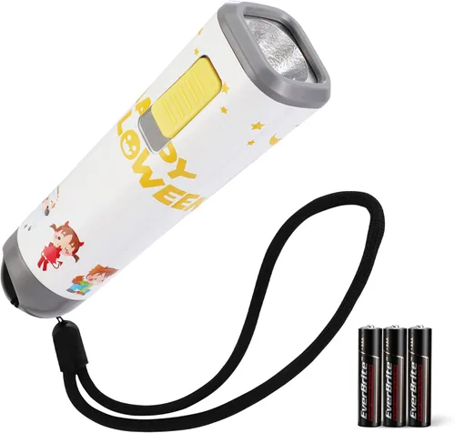 Miniatura 15 de EverBrite Linterna pequeña, mini linterna LED, uso de antorcha de plástico para emergencias, camping, al aire libre con cordón 3AAA batería