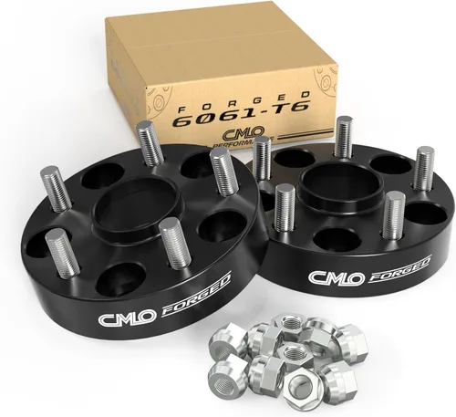 Miniatura 21 de Customadeonly Espaciadores de rueda centrados negros forjados 5x100 de 0.984 in (1 pulgada) (2 piezas) - Compatible con Subaru BRZ, Impreza