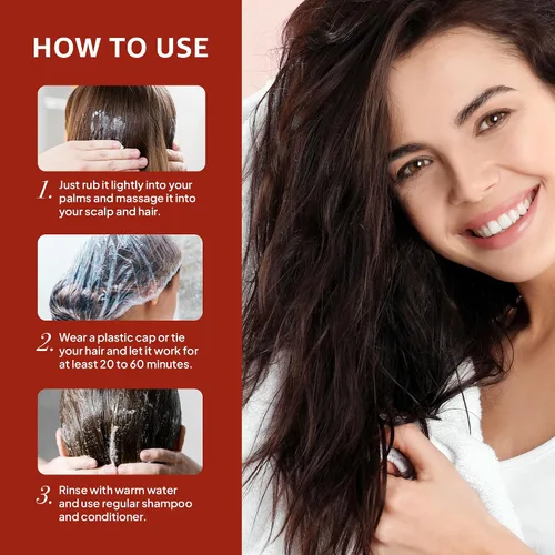 Miniatura 6 de Aceite de batana crudo para el crecimiento del cabello: aceite de batana 100% puro que fortalece el cabello fino, nutre las puntas abiertas secas