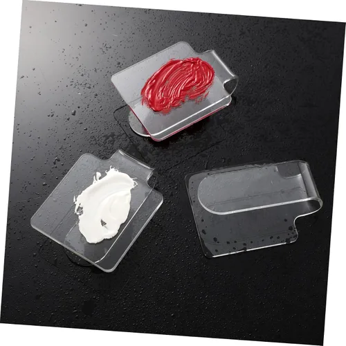 Miniatura 6 de Minkissy Paleta de mano de maquillaje, paleta de manicura de acrílico, paleta de maquillaje, paleta de maquillaje para salón profesional