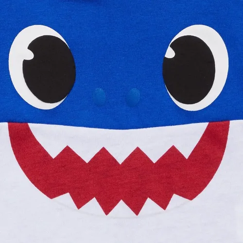 Miniatura 4 de Pinkfong Baby Shark Mommy Shark - Conjunto de camiseta y pantalones cortos de rizo francés para recién nacidos a niños pequeños