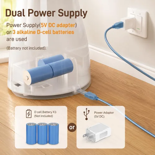 Miniatura 5 de Iseebiz Comedero automático para gatos, 101 onzas/3 L para alimentos secos con diseño antiobstrucciones, hasta 4 comidas con control de porciones