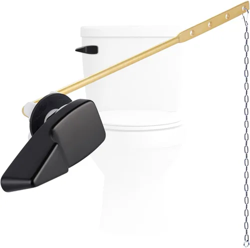Miniatura 24 de Kit de reemplazo de mango de inodoro de montaje frontal de metal Hygie Rinse compatible con inodoro estándar americano/Mansfield/Gerber/TOTO/Kohler