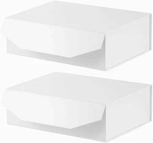 Miniatura 59 de 5 cajas de regalo rosa con cinta de 9.5 x 7 x 4 pulgadas, caja de regalo resistente con tapa para embalaje de regalo, cajas de almacenamiento