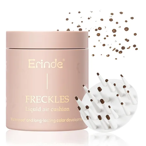 Erinde Mejora Bolígrafo Líquido para Pecas, Sello de Pecas con Almohadilla de Aire, Sello de Pecas Mágico Natural de Secado Rápido y Larga Duración