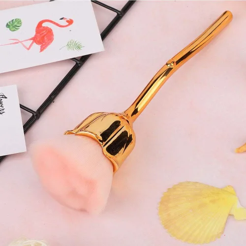Miniatura 9 de Cepillos de arte de uñas, cepillo de arte de uñas Rose ShapeHandle, material de fibra, multifuncional, cómodo de usar, cepillo de limpieza de polvo