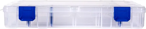 Miniatura 3 de Flambeau Outdoors 4007 Tuff Tainer, caja de bandeja de aparejos de pesca, incluye [12] divisores Zerust, 24 compartimentos
