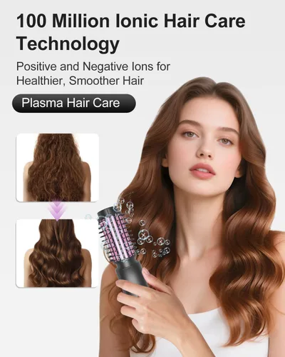 Miniatura 2 de Bestauty - Rizador de pelo portátil inalámbrico de 1.5 pulgadas, rizador de pelo de viaje 2 en 1 y cepillo alisador de pelo, calentamiento rápido, 4
