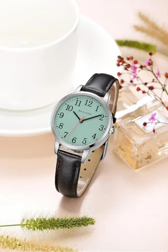 Miniatura 5 de BRIGADA - Reloj de mujer elegante reloj para mujer correa de cuero reloj de chicas para mujer impermeable
