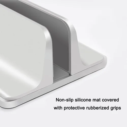 Miniatura 4 de Soporte para computadora portátil, cuna para portátiles, base ajustable, soporte para MacBook Dell Hp Surface iPad - Plata