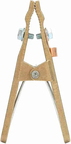 Miniatura 7 de Abrazadera de tierra de soldadura, abrazadera de tierra de soldadura de tierra en forma de A de latón 260A para máquina de soldadura (260A)