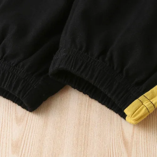 Miniatura 6 de Betusline - Atuendo deportivo de 2 piezas con blusa ombliguera y pantalones para niñas, estilo teñido anudado (18 meses a 14 años)