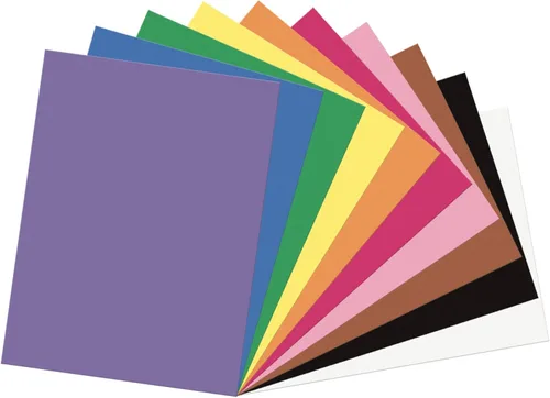 Prang (anteriormente SunWorks) - Papel de construcción, 10 colores surtidos, 9 x 12 pulgadas, 200 hojas