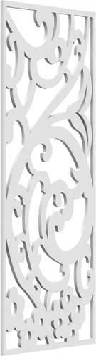 Miniatura 93 de Bridgewater - Paneles de pared decorativos de madera con calado, 9 3/8 pulgadas de ancho x 24 3/8 pulgadas de alto x 1/4 de alto, nogal