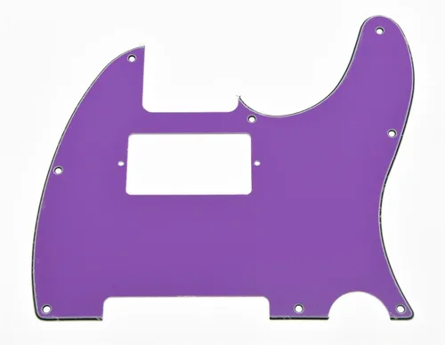 Miniatura 11 de KAISH - Carcasa de 8 agujeros para guitarra Tele Humbucker, golpeador blanco de 3 capas para Telecaster de EE. UU./México
