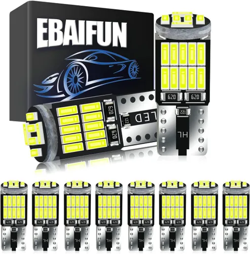 Miniatura 8 de EBAIFUN Bombilla LED DE3175 de 31mm Blanca 6000K 12V Luz de Festón Súper Brillante 3175 DE3021 DE3022 Aplicación para Luces Interiores del Automóvil