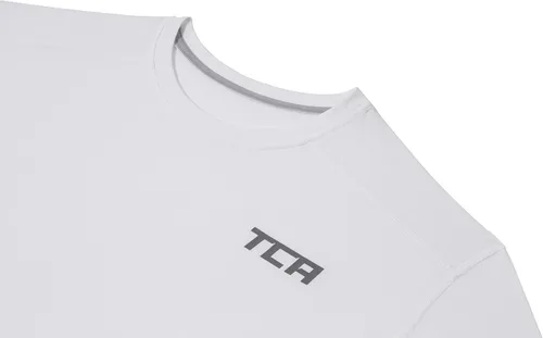Miniatura 3 de TCA Top de compresión Pro Performance de manga larga para hombre y niño cuello redondo y falso