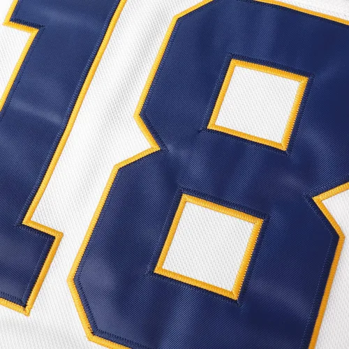 Miniatura 40 de Phoneutrix Hanson Brothers Charlestown Chiefs 16 Jack 17 Steve 18 Jeff Slap Shot Movie Hockey Jersey Azul