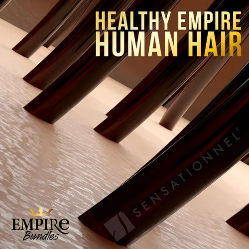 Miniatura 3 de Sensationnel Paquetes Empire - Cabello humano ondulado 10A sin enredos para tejer y coser con estilos, 1 paquete (10 pulgadas, rubio 613)