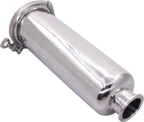 Miniatura 13 de DERNORD Filtro de Abrazadera Triple de 2 Pulgadas - Accesorios Sanitarios SS304 Filtro En Línea Recto con Pantalla de Acero Inoxidable de 60 Malla