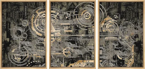 Miniatura 112 de wall26 Lienzo enmarcado para pared, juego de arte exótico tropical, océano, mar, avión, puesta de sol, transporte, fotografía, realismo, decorativo