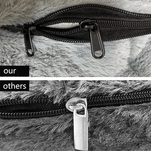 Miniatura 5 de Funda para silla tipo puf (sin relleno, solo funda) para adultos y niños, funda gigante de terciopelo suave para sofá cama, funda protectora de puf