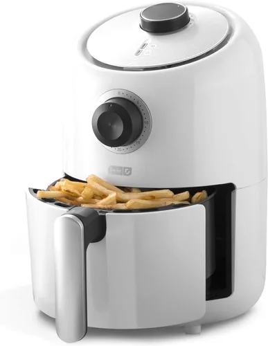Miniatura 10 de DASH Horno freidora de aire compacto con control de temperatura, canasta antiadherente para freír, guía de recetas + función de apagado automático