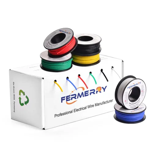 Miniatura 11 de Fermerry - Kit de alambre trenzado de silicona de calibre 12, carrete de 1.5 m, cada uno de 6 colores, flexible, 12 AWG, alambre de cobre estañado