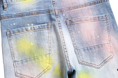 Miniatura 40 de Enrica Pantalones vaqueros estampados casuales para hombre