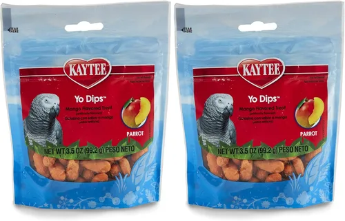 Miniatura 4 de Kaytee Yo Dips - Golosina sumergida de yogur con sabor a mango para loros de mascotas, 3.5 onzas