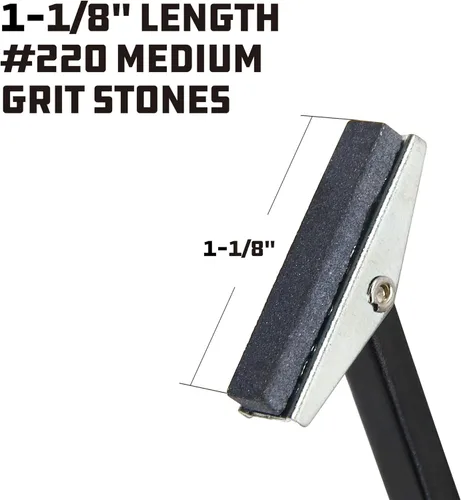 Miniatura 4 de Powerbuilt Cilindro de freno de disco de 3/4 a 2-1/4 pulgadas, 3 piezas de 1-1/8 pulgadas de longitud #220 piedras de grano medio #220 incluidas