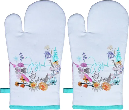 Miniatura 27 de AMOUR INFINI Juego de 2 soportes para ollas de algodón resistentes al calor, antideslizantes de 8 x 8 pulgadas, almohadillas calientes para cocina