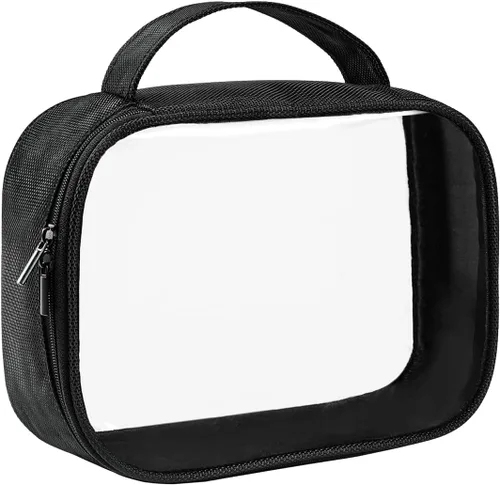 Miniatura 28 de Moyad Bolsa de aseo transparente aprobada por la TSA, de cuarto de galón, tamaño 3-1-1, bolsa de líquidos para viajes, organizador transparente